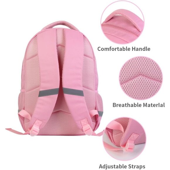 School Backpack for Boys 17 Kids Bookbag for Elementary & Middle Students Book - Picture 4 of 9